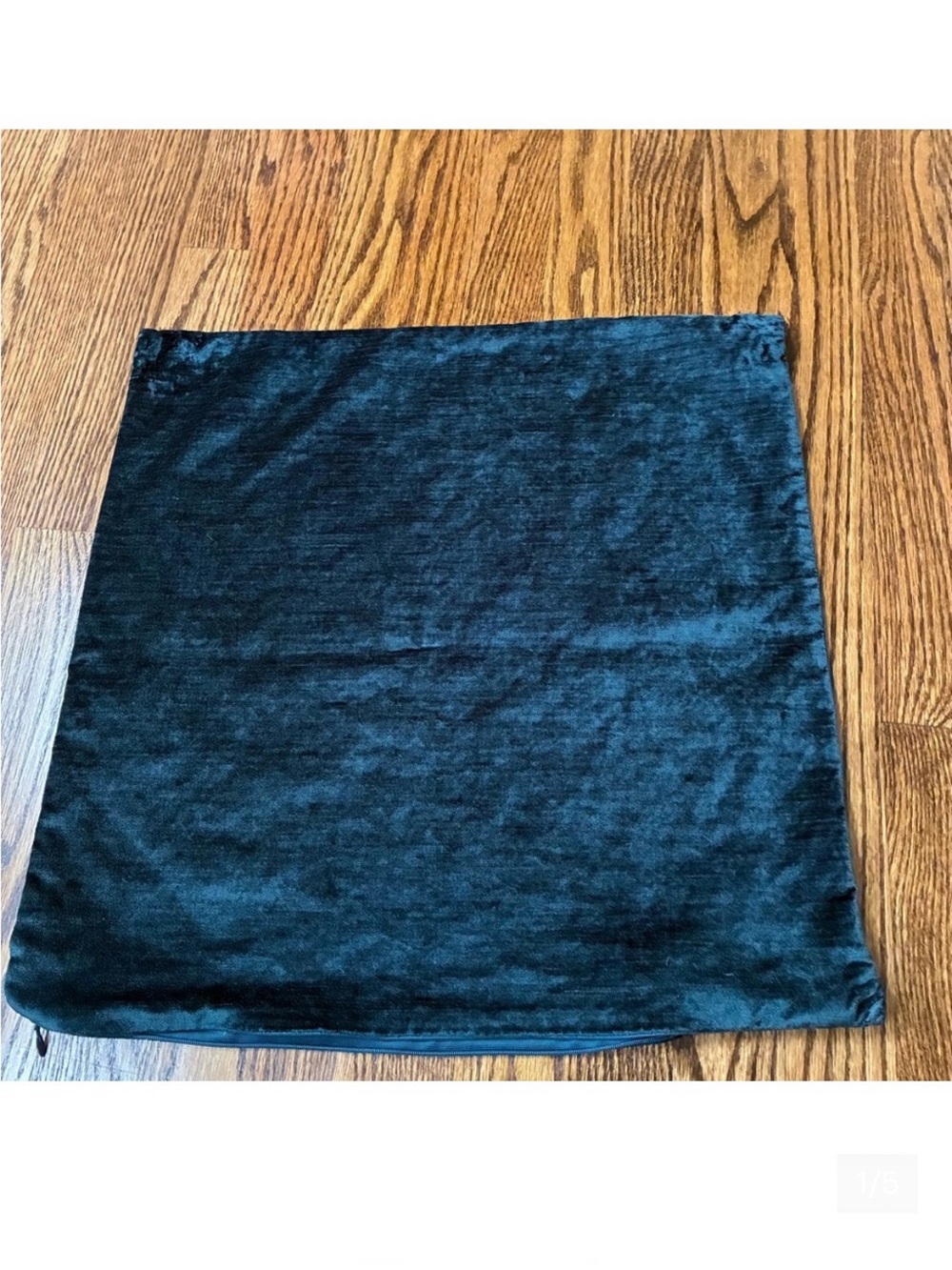 West Elm Teal Velvet Pillow Cover